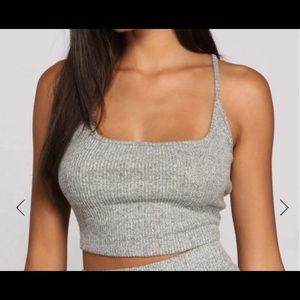 NWT- Windsor Casual Ribbed Knit Pajama Tank